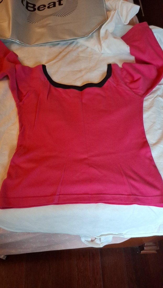 MADONNA.XL Pembe Uzun Kollu Tişört.%100 Cotton. - Görsel 3