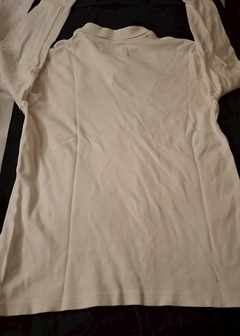 U.S. Polo Assn. Beyaz Düğmeli Erkek Polo Tişört - Görsel 5