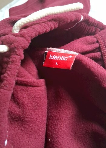 Bordo Polar Pantolon Unısex.2 cepli.Beli lastıklı ve baglı. - Görsel 3