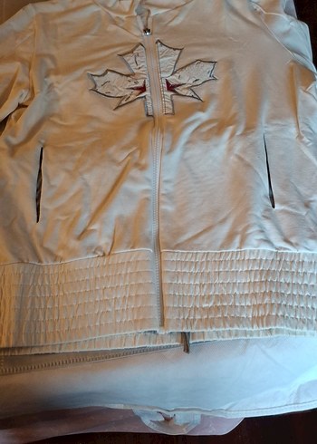 BOGNERSPORTS UNISEX.Nakışlı Beyaz  Fermuarlı, - Görsel 4