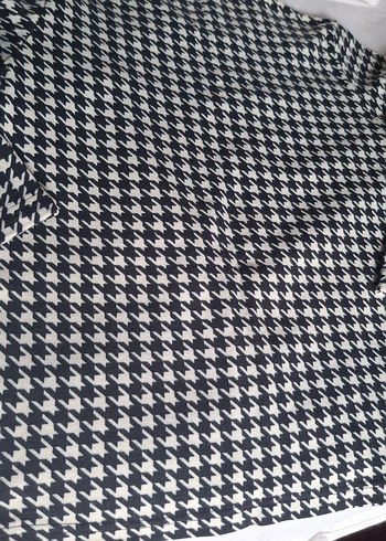 Beyaz siyah Kaz Ayagı.Uzun Kollu, Regular Fit - Görsel 2