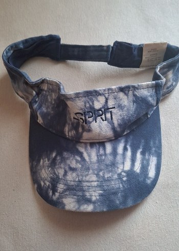 Mavi Gri Batik Desenli ESPRIT Şapka unısex