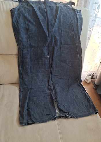 xl Beden BLUE DENIM XL ASKILARI AYARLI,ARKADAN YIRMAÇLI KOT