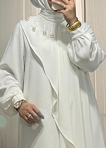 Beyaz abiye - Görsel 5