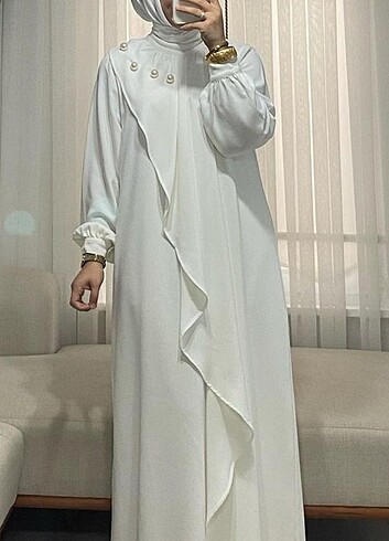 Beyaz abiye - Görsel 7