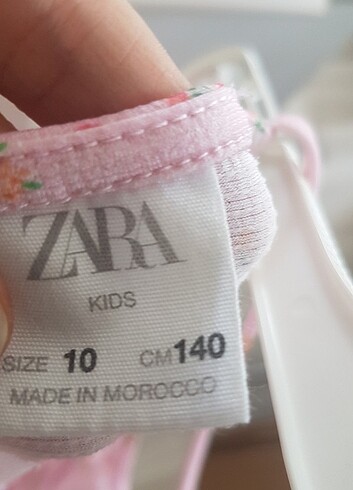 10 Yaş Beden Zara elbise