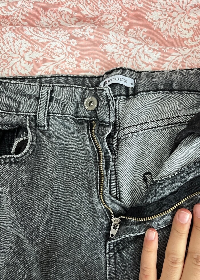 gri kot pantolon - Görsel 3