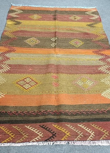  Beden çeşitli Renk Eski antika el dokuma kilim 