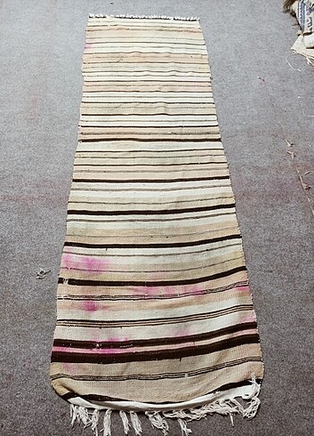 El dokuma kilim yolluk 