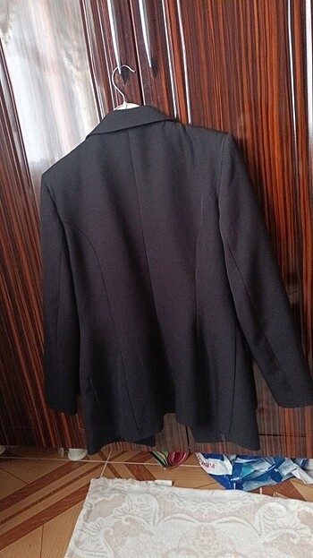 38 Beden siyah Renk Blazer ceket siyah 38 benden
