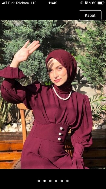 m Beden bordo Renk Melikemelikoğlu