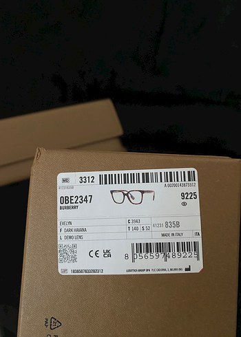 Beden Burberry orijinal optik gözlük