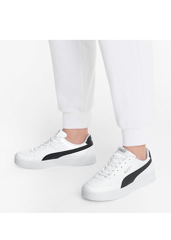 Puma Beyaz Siyah Platform Spor Ayakkabı