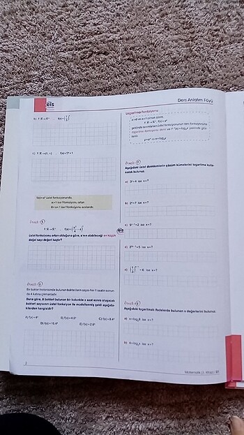  Beden Renk Ayt matematik ders anlatım föyü 3.kitap 