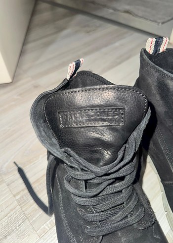 Siyah Deri Bağcıklı Erkek Bot - Görsel 4