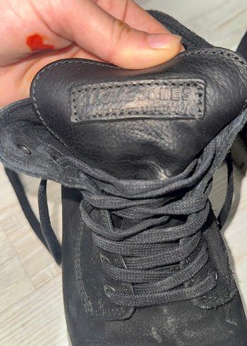 Siyah Deri Bağcıklı Erkek Bot - Görsel 3