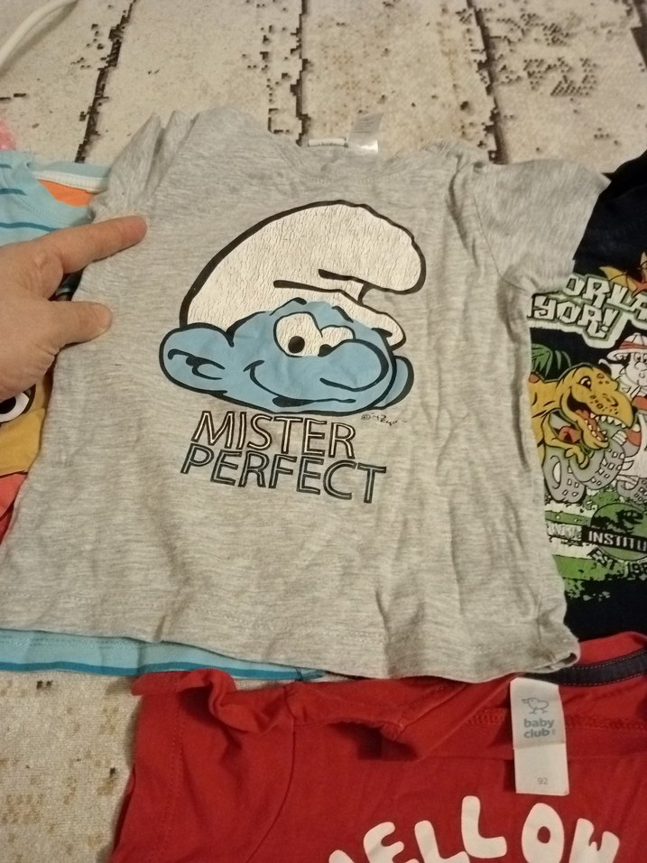 Gri Baskılı Erkek Çocuk Kısa Kollu Tişört - Görsel 2