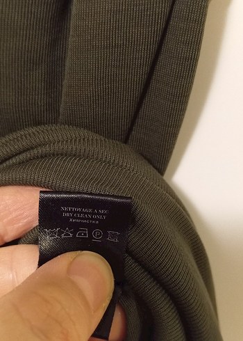 Drapeli Kolsuz Uzun Keten Elbise - Görsel 6