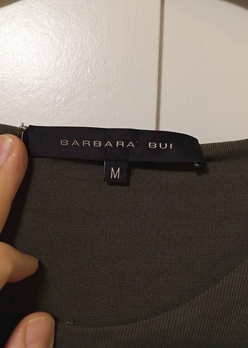 Drapeli Kolsuz Uzun Keten Elbise - Görsel 3