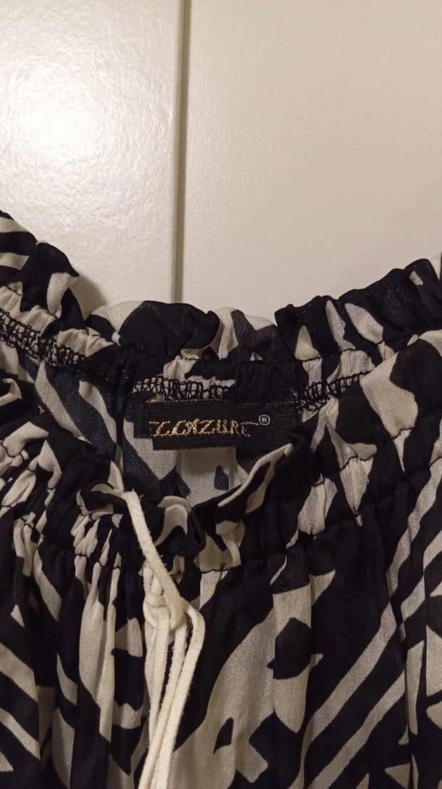 Bohem Desenli Salaş Hamile Tunik - Görsel 2