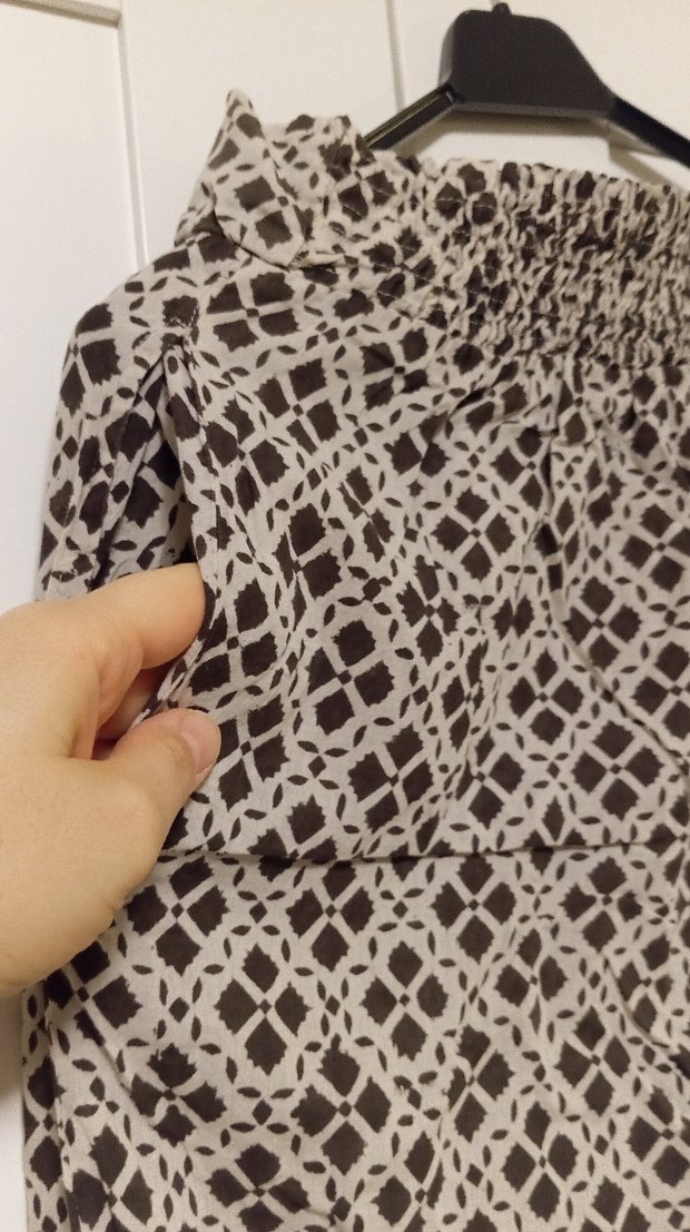 Kadın Kahverengi Pamuklu Bol Kesim Pantolon - Görsel 4