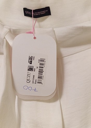 Beyaz Pamuklu Kemerli Kız Eteği - Görsel 4