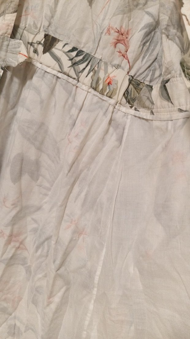 Bohem Uzun Düğmeli Desenli Elbise - Görsel 4