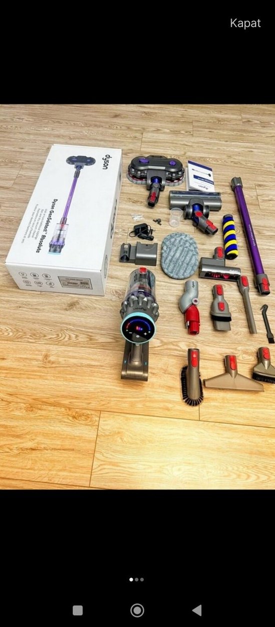 Dyson Mor Kablosuz Elektrikli Süpürge - Görsel 3