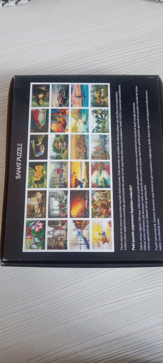 1000 Parça Kırmızı Figürlü Puzzle - Görsel 4