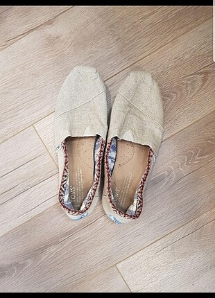Toms hasir keten espadril