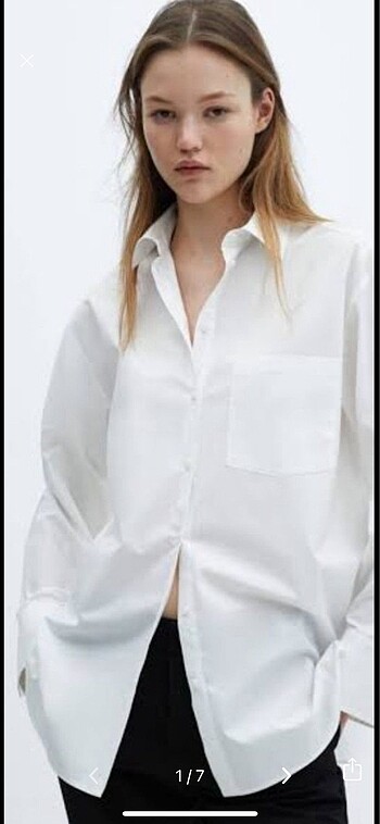 Zara oversize gömlek