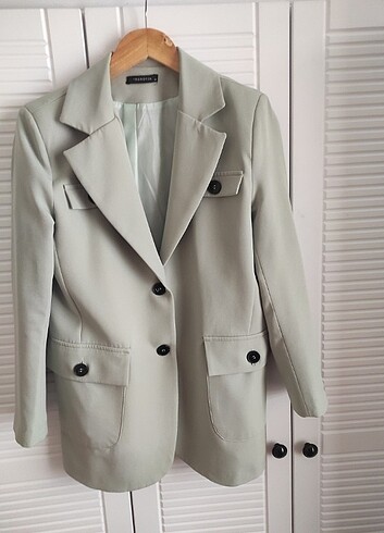 36 Beden Mint yeşili ceket