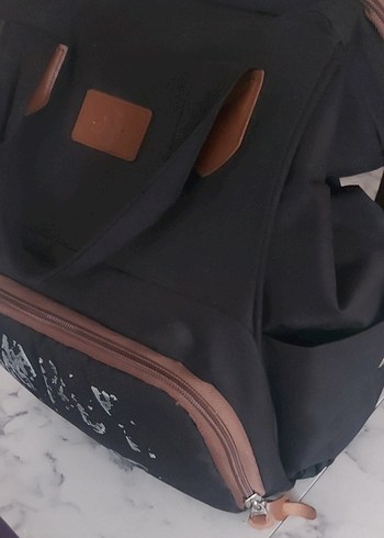 Siyah Baskılı Bebek Çantası - Görsel 2