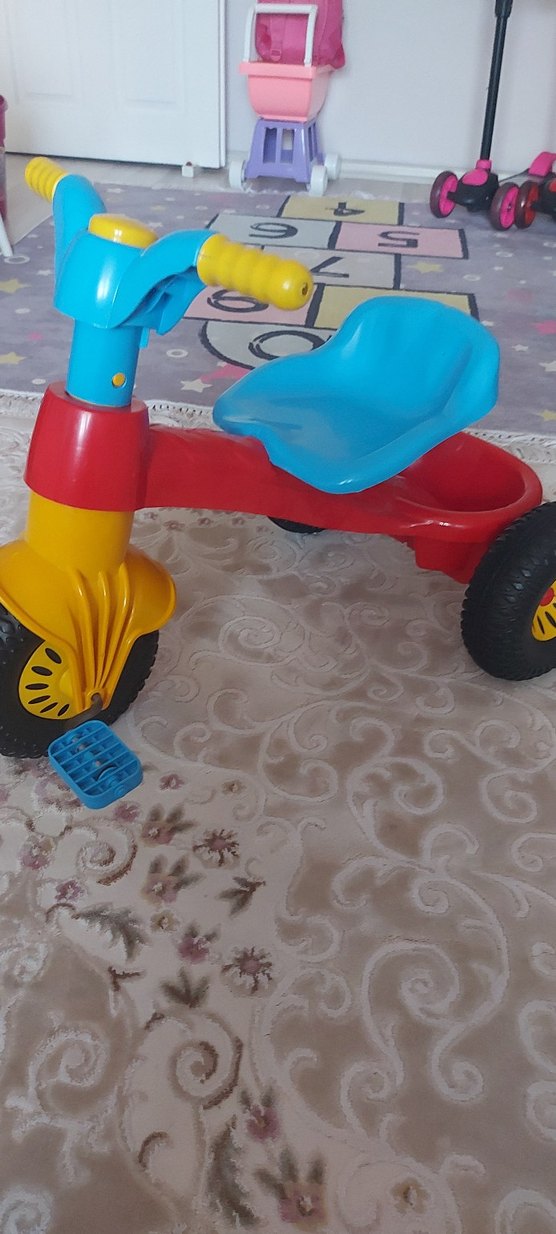 Renkli Üç Tekerlekli Çocuk Bisikleti - Görsel 3