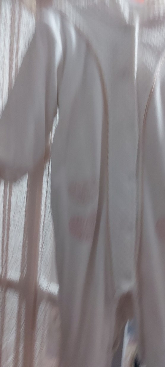 Nakışlı Beyaz Bebek  Tulumu kürklü - Görsel 2