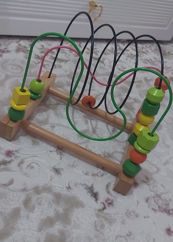 Renkli Ahşap Eğitici Oyuncak - Görsel 2