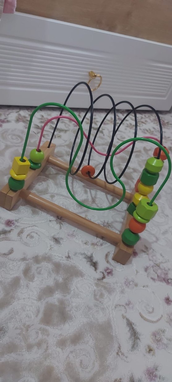 Renkli Ahşap Eğitici Oyuncak - Görsel 2