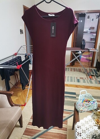 Diğer Bordo elbise