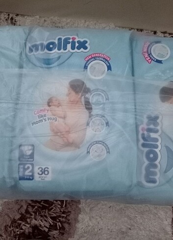 2 Beden: 3-6 kg Beden Molfix 2 Bebek bezi