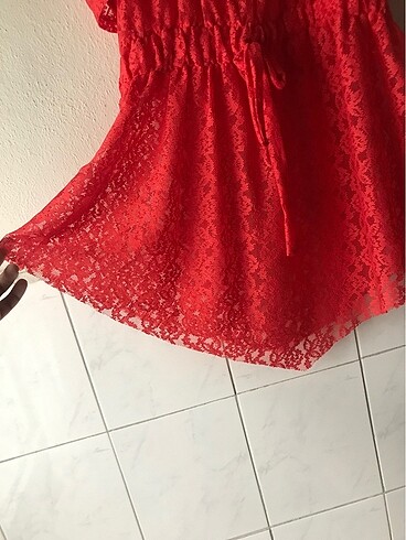 Diğer Dantel detaylı tunik
