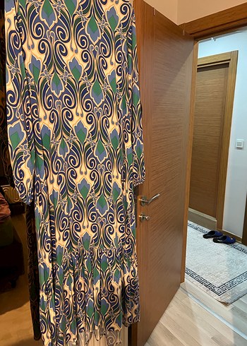 Hakim yaka elbise - Görsel 3