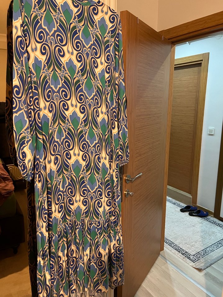 Hakim yaka elbise - Görsel 2