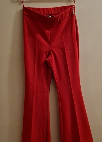 Adil Işık adl marka kırmızı pantolon , medium beden