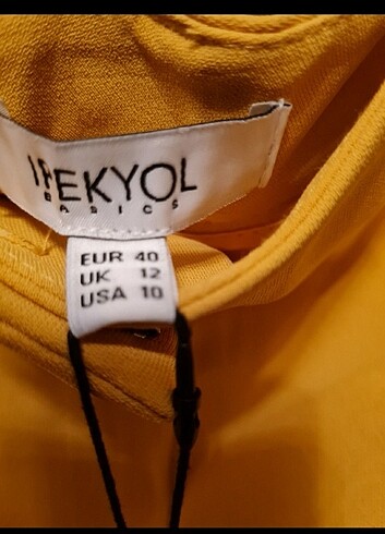ipekyol marka , 40 beden , sarı renk pantolon