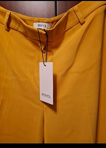 ipekyol ipekyol marka , 40 beden , sarı renk pantolon