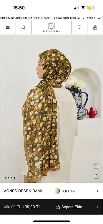 Armine Freshscarfs Rami Şal