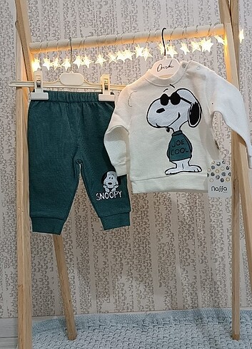 Snopy Baskılı 3'lü Takım 