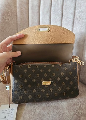 Zincir Detaylı Kahverengi Kadın Deri Omuz Çantası - Görsel 6