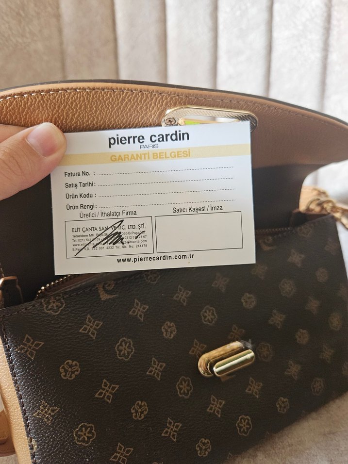 Zincir Detaylı Kahverengi Kadın Deri Omuz Çantası - Görsel 2