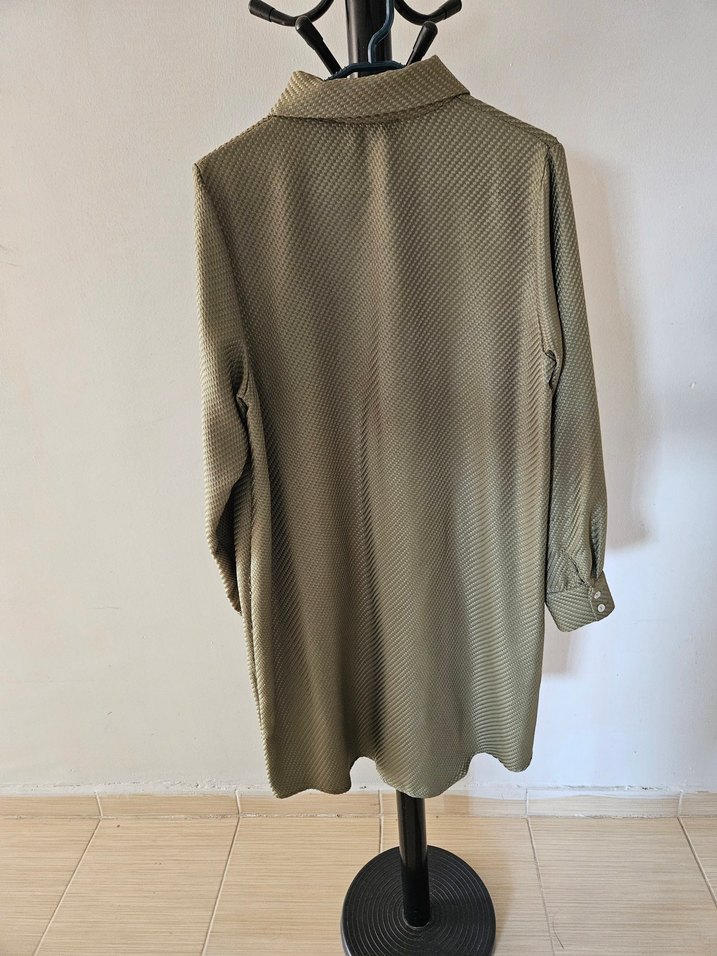 Fatma Atasoy Yeşil Gömlek tunik - Görsel 2